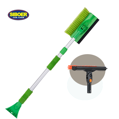 Long handle telescopic car window clean snow brushes