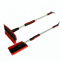 Telescopic snow broom