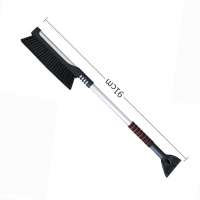 High quality 2 in 1 Winter Snow brush ice scraper for car cleaning PP ABS extendable foam hand snow Shovel Ice Scraper