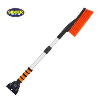 The Length Extendable Car Cleaning Tools Snow Brush with Ice Scraper